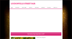 Desktop Screenshot of loudonvillefair.com