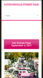 Mobile Screenshot of loudonvillefair.com